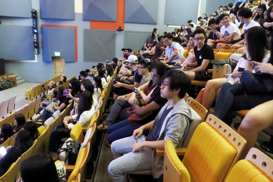 students at the Entrepreneurs' Forum