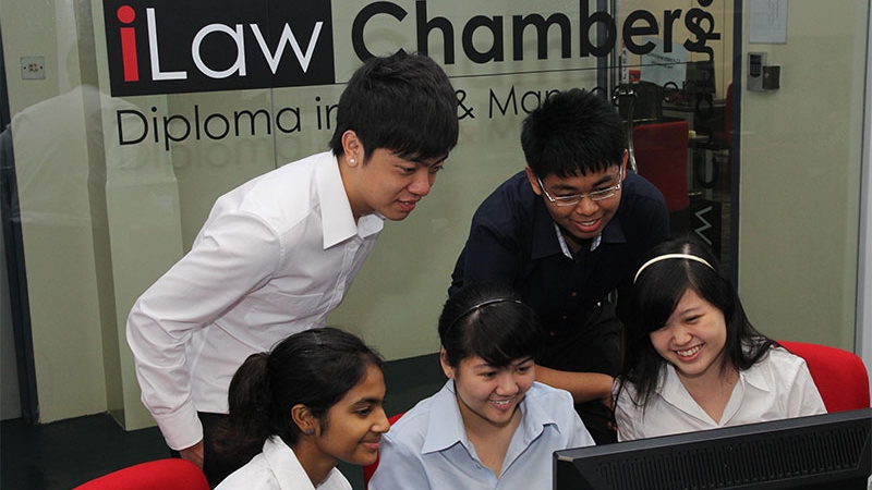 Students training at the iLaw Chambers