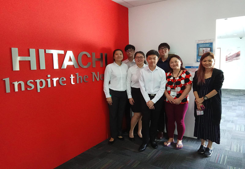 ITL students interning at Hitachi