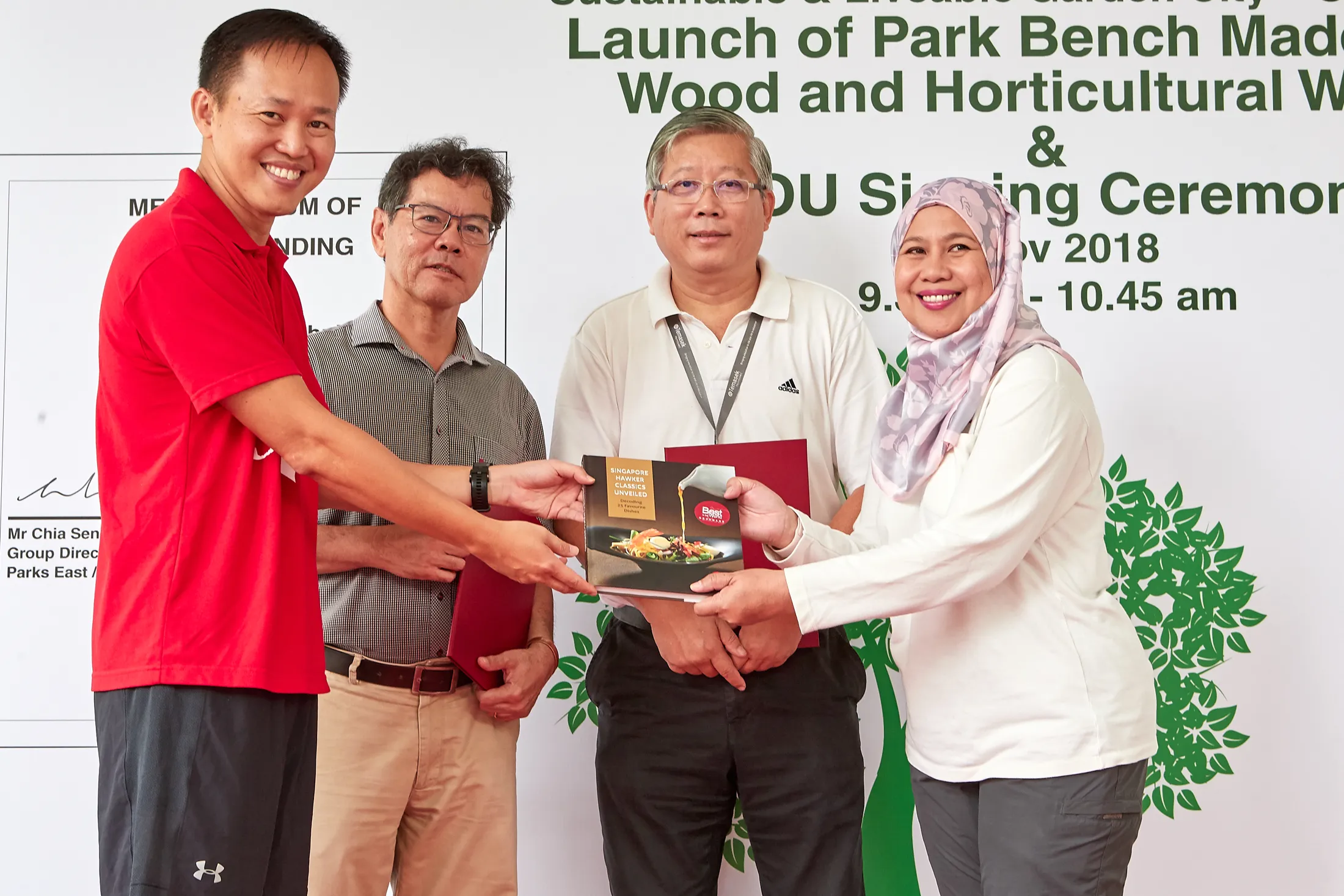 Launch of Eco-Friendly Park Bench: Sustainable & Liveable City in a Garden