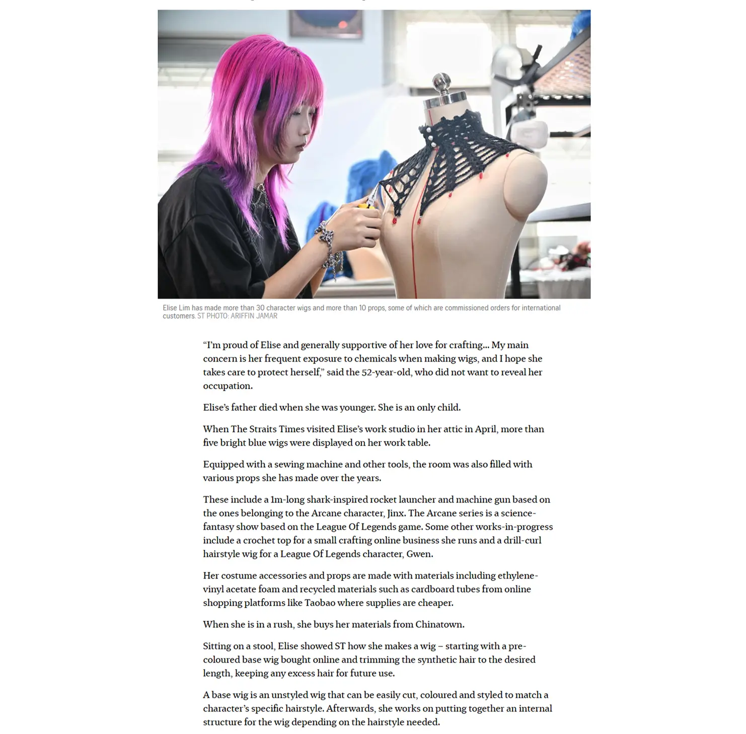IP student who quit JC to study fashion now a cosplay influencer on TikTok