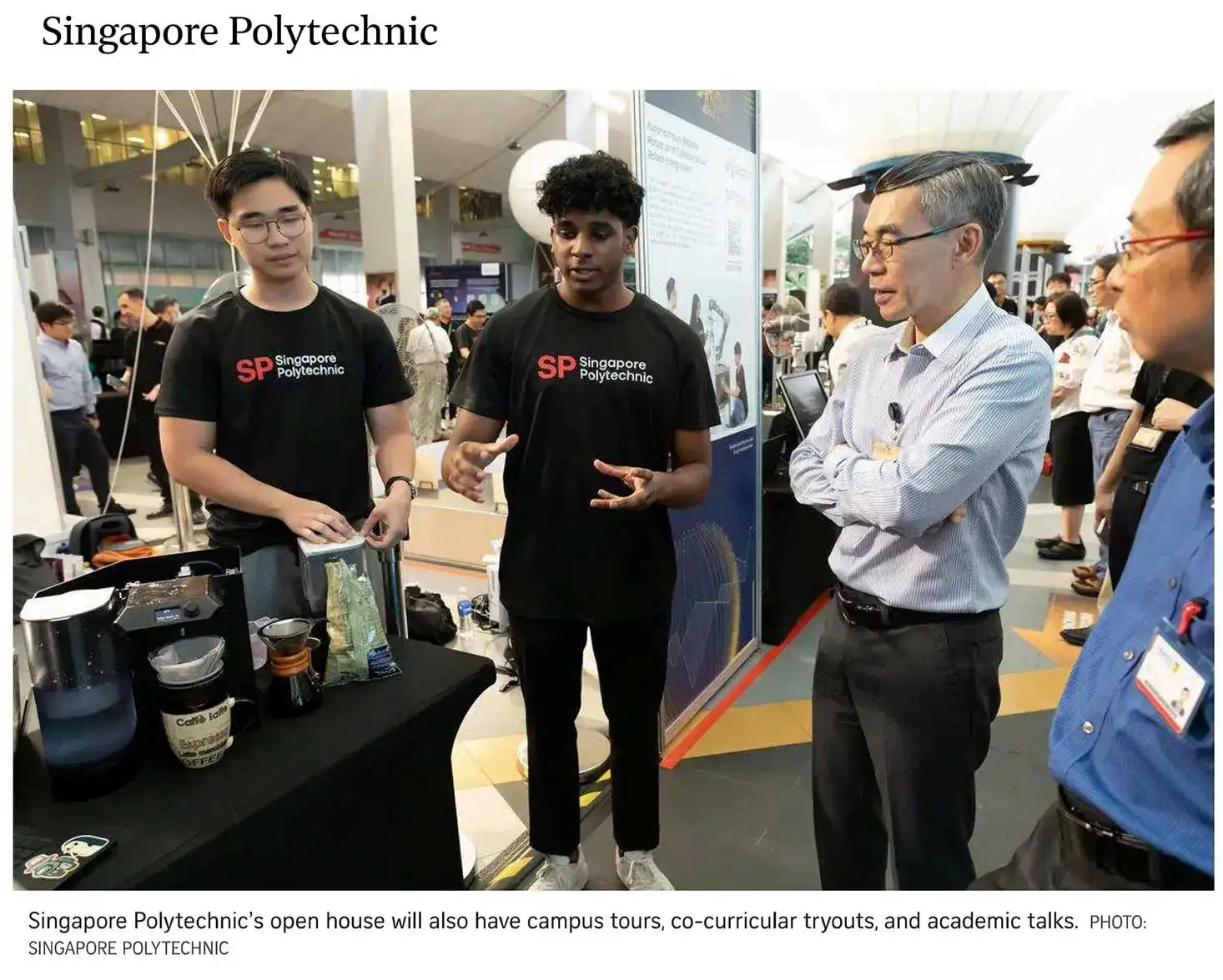 Singapore Polytechnic's open house will also have campus tours Singapore Polytechnic's open house will also have campus tours
