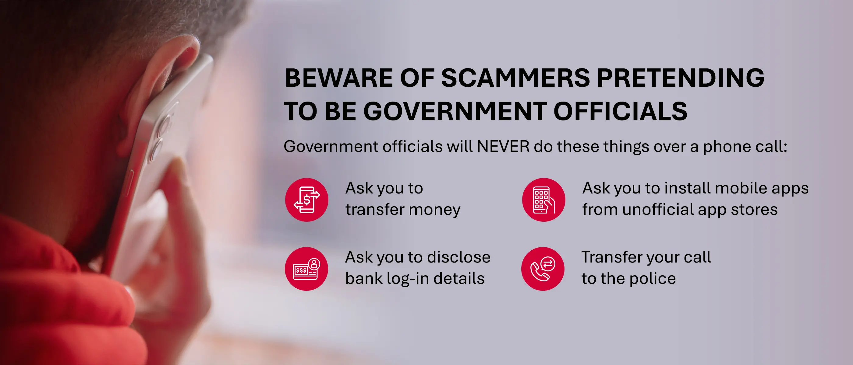 Government Officials Impersonation Scams