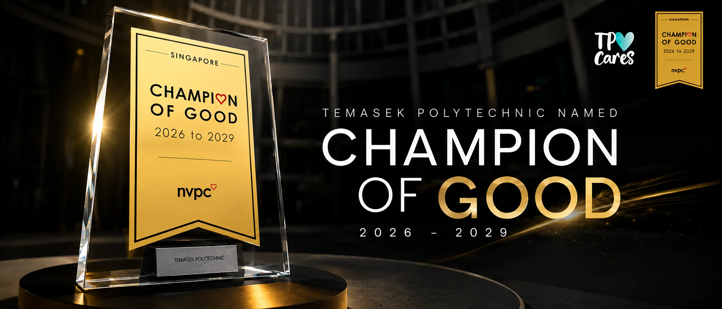Champion of Good 2026 - 2029 Award