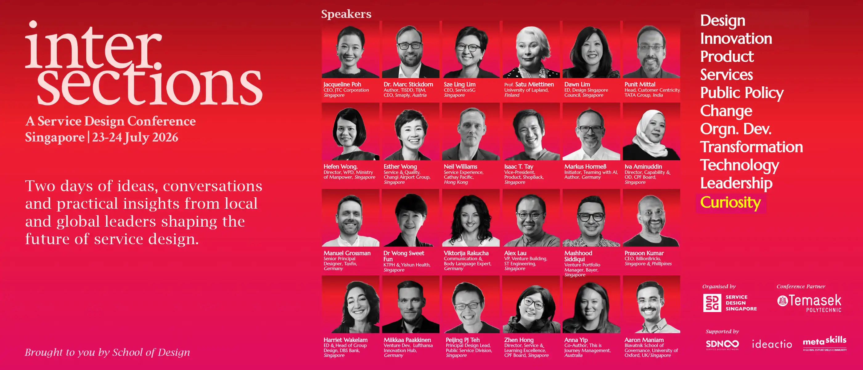 Intersections 2026, A Service Design Conference – Where Design, AI and Innovation Meet