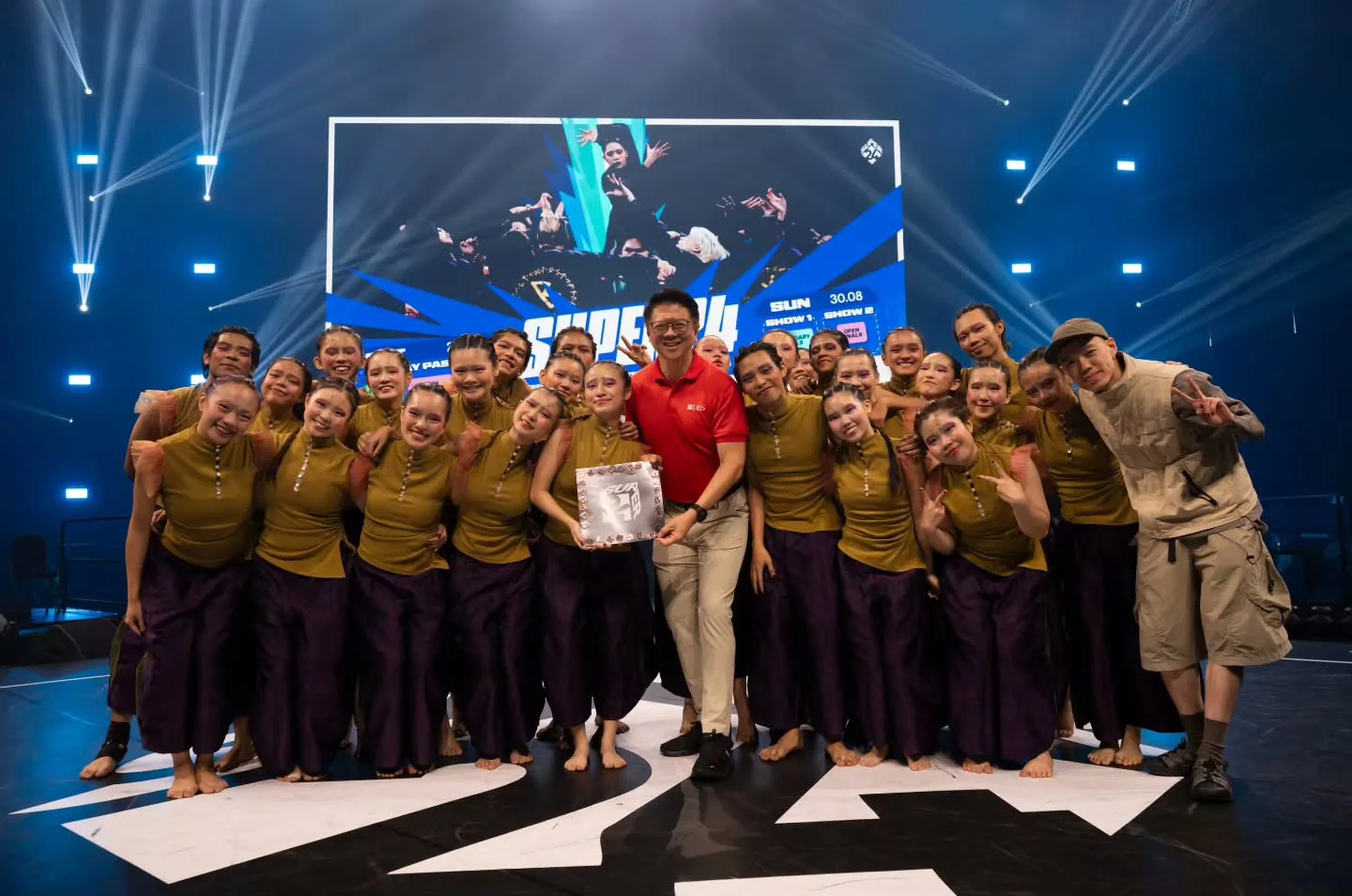Temasek Polytechnic Dance Ensemble (TPDE) for clinching second runner-up in the Tertiary Category at Super 24