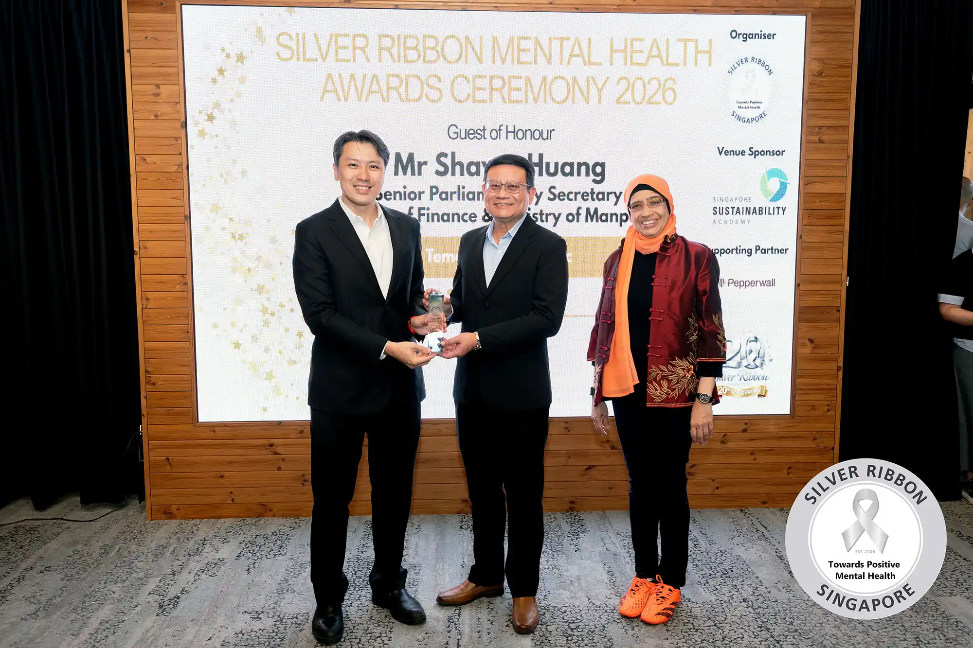 Silver Ribbon Award for Mental Health (Schools Category) 