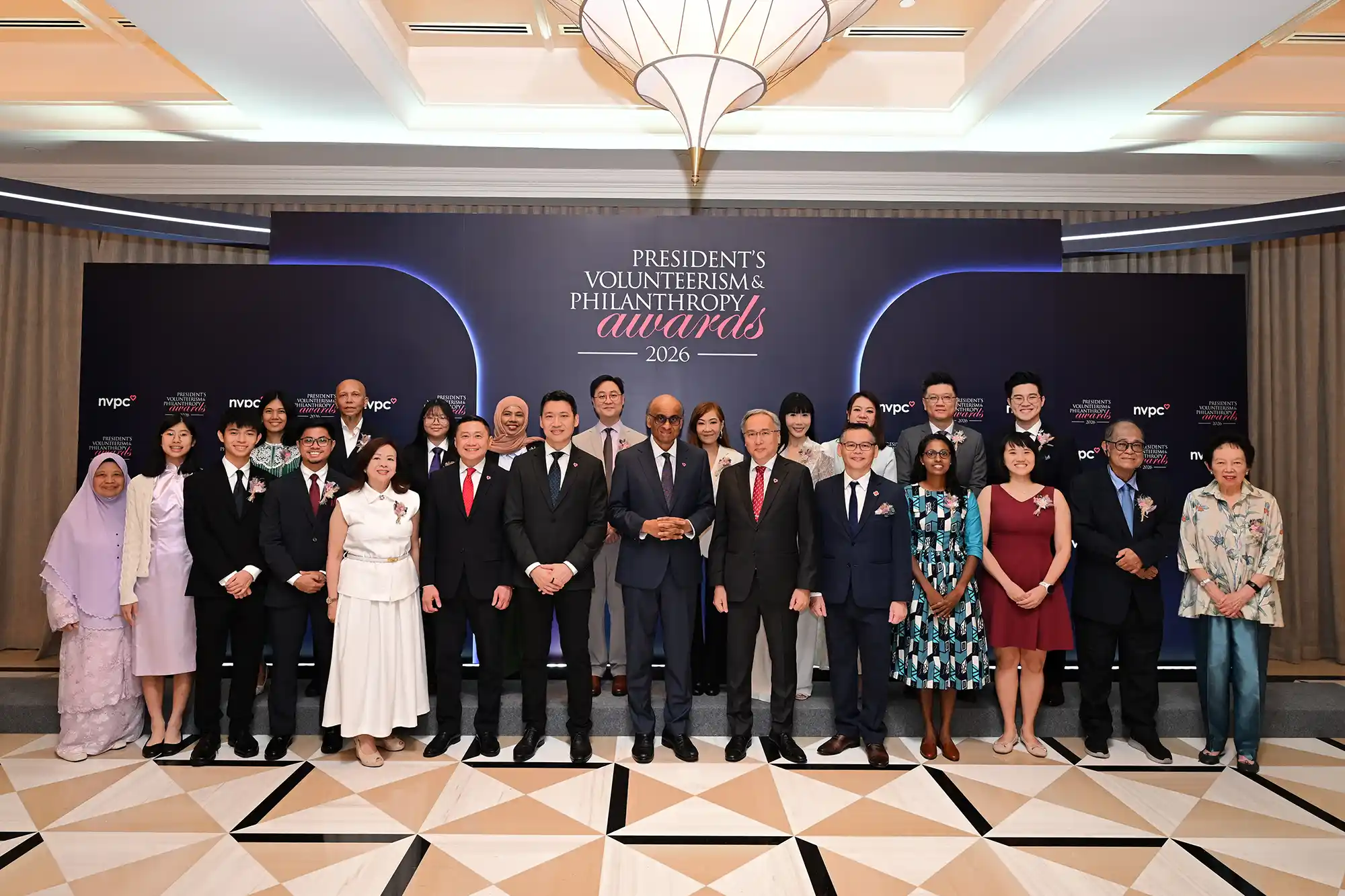 President's Volunteerism & Philanthropy Awards 2026 group picture