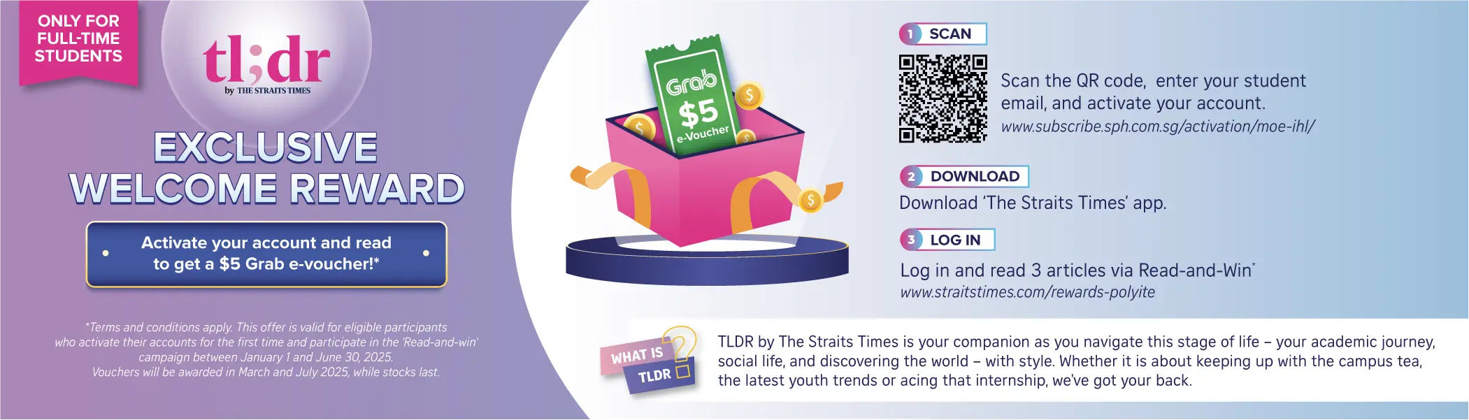 tldr Exclusive Welcome Reward