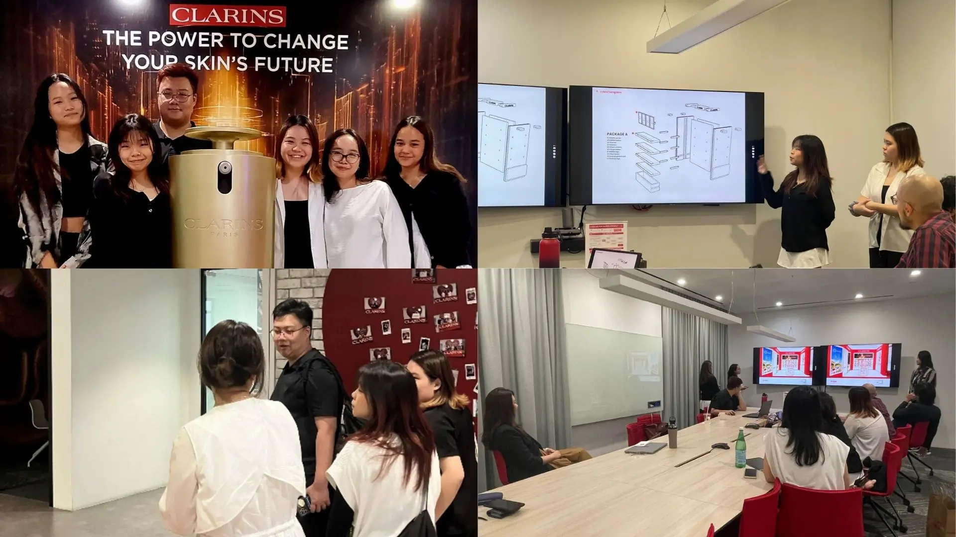 Highly Sustainable Multi-Configurable and Reusable Store Fixture Design for Clarins Singapore