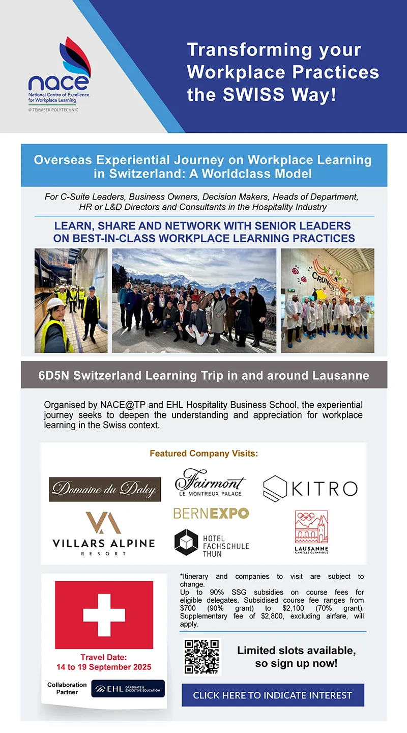 Overseas Experiential Workplace Learning Trip