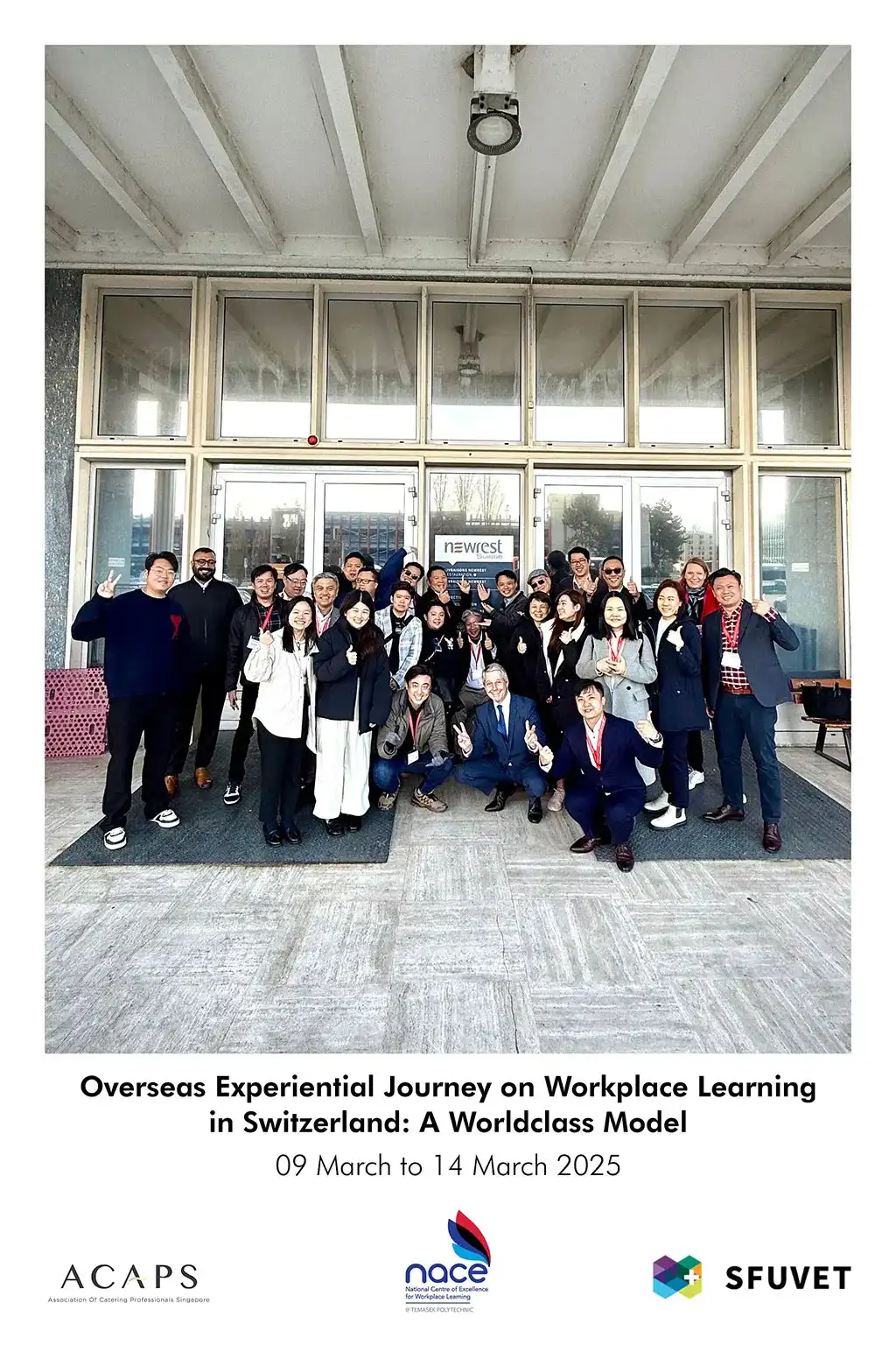 Overseas Experiential Journey on Workplace Learning in Switzerland - March 2025