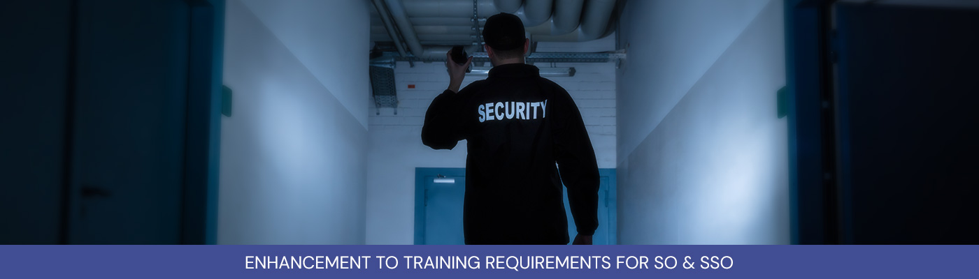 Enhancement to Training Requirements for SO & SSO