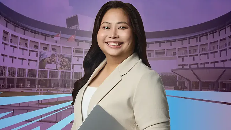 Asian HR professional building a new career through human resource management skills, workplace learning and professional development.