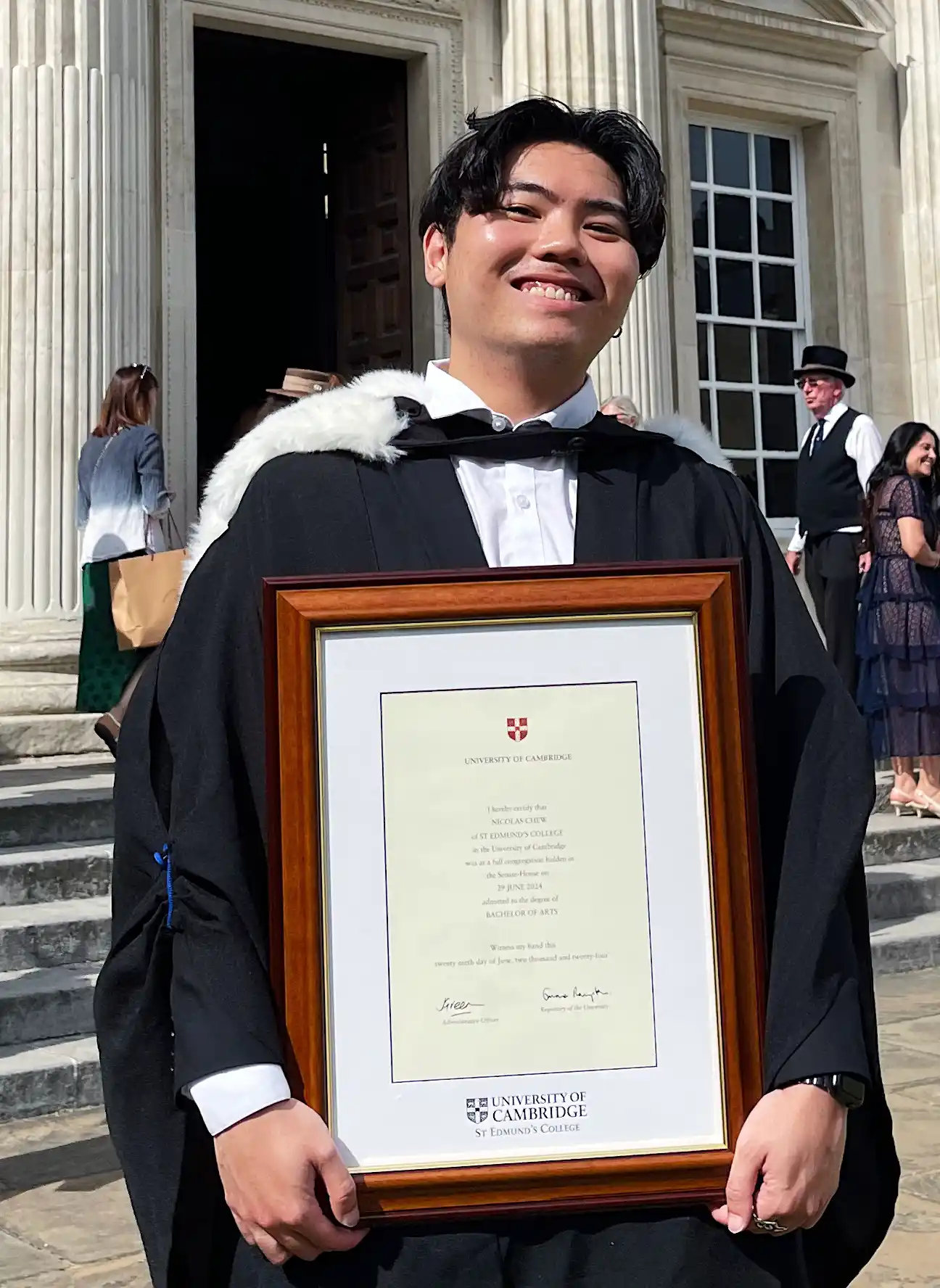 Temasek Polytechnic alumnus Nicholas Chew