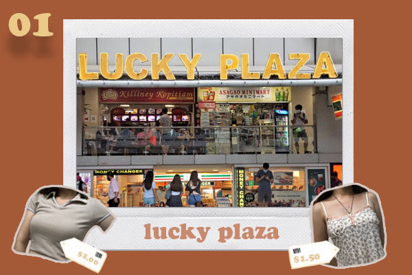 photo Thrift Shop Singapore Lucky Plaza thrifting in singapore