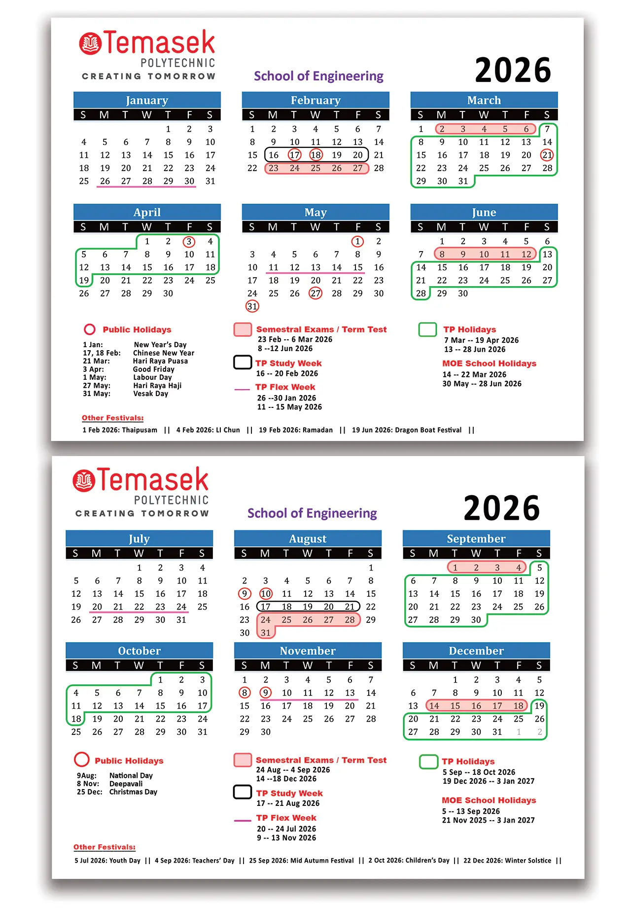 Eng Calendar 2025
