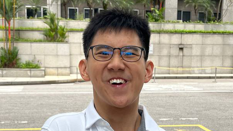 Temasek Polytechnic alumus Matthew Ng De En