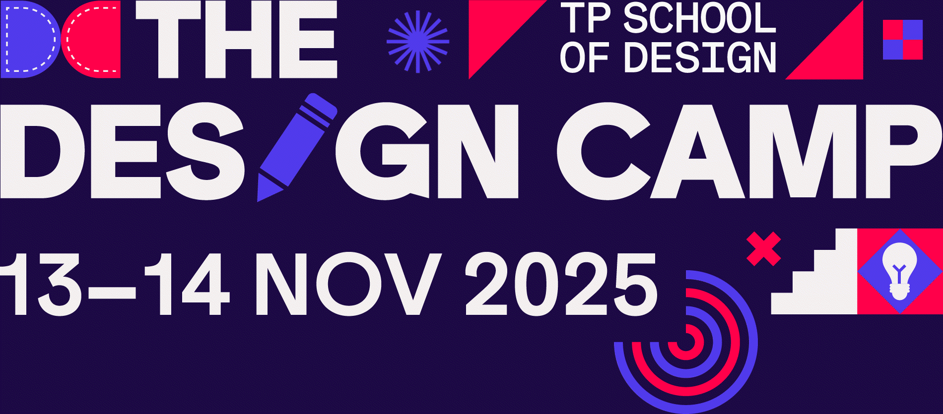 design camp banner
