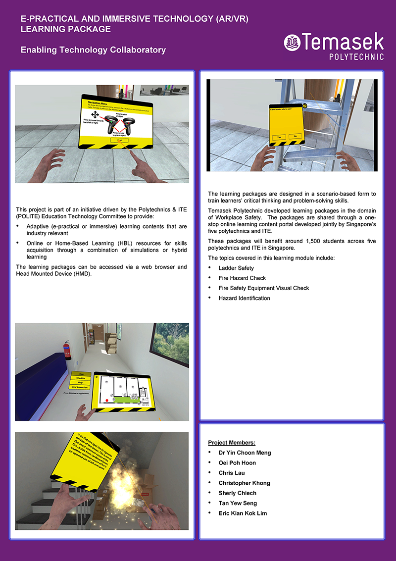 E-Practical and Immersive Technology (AR/VR) Learning Package