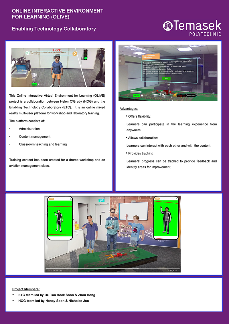 Online Interactive Virtual Environment for Learning (OLIVE)