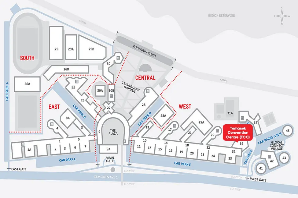 TP Campus map